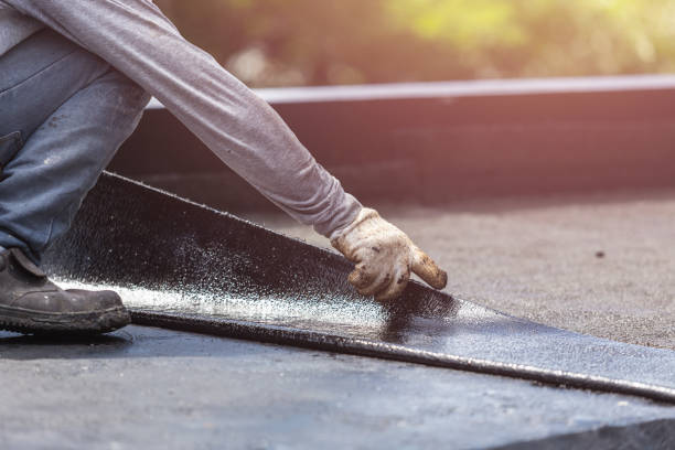 Professional Waterproofing technician working in Coshocton, OH